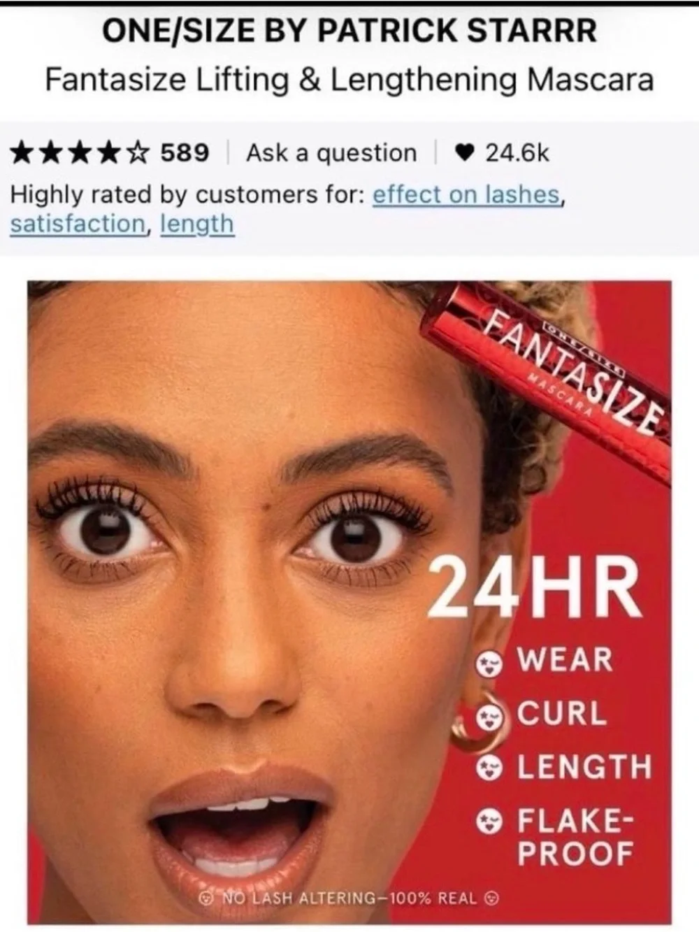 NWT ONE/SIZE  (One Size) “Fantasize” Mascara